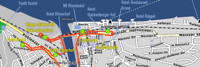 Hotel map