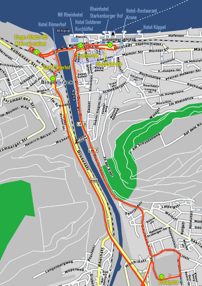 Bus map